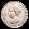 Alfonso XIII. 5 Pesetas (24,37 g.). 1890. Madrid. Ensayador MP·M. MBC+. R.B.O.