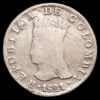 República de Colombia. 8 Reales. (22,68g.). Bogotá. 1821. KM-6. VF-. Rara.
