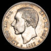 Alfonso XII. 1 Peseta. (4,95g.). Madrid. 1883 *18-83*. Ensayador MS·M. AC-21. VF+.