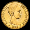 Alfonso XIII. 20 Pesetas. (6,45g.). Madrid. 1889*18-89*. Ensayador MP·P. AC-113. SC-. Brillo original.