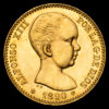 Alfonso XIII. 20 Pesetas. (6,45g.). Madrid. 1890*18-90*. Ensayador MP·M. AC-114. EBC. Restos de brillo original.