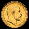 Gran Bretaña – Edward VII. 1/2 Sovereing. (3,96g.). 1908. KM-804. XF.