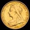 Gran Bretaña – Victoria. 1/2 Sovereing. (3,98g.). 1901. KM-794. XF-.