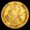 Carlos IV. 2 Escudos. (6,67g.). Madrid. 1794. Ensayador M·F. AC-1282. EBC. Hoja en anverso .