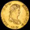 Fernando VII. 8 Escudos. (26,91g.). Lima. 1813. Ensayador J·P. AC-1760. VF+. Busto pequeño.