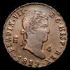 Fernando VII. 4 Maravedís. (5,84g.). Segovia. 1829. AC-183. MBC+.