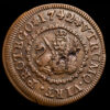 Felipe V. 4 Maravedís. (6,93g.). Segovia. 1742. AC-94. EBC. Escasa así! Hoja en reverso.