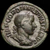 Gordiano III. Sestercio. (21,61g.). Roma. 241-243 d.C. 4ª Emisión. RIC-IV-298A. MBC+. IMP GORDIANVS PIVS FEL AVG / IOVI STATORI