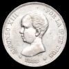 Alfonso XIII. 5 Pesetas (25,13 g.). 1888*18-88. Madrid. Ensayador MPM. CAL-92. EBC