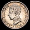 Alfonso XIII. 50 Céntimos. (2,51g.). Madrid. 1904 *1-0*. Ensayador SM·V. AC-468. EBC+. Brillo original.