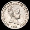 Isabel II. 1 Real. (1,49g.). Madrid. 1845. Ensayador CL. AC-298. EBC-.