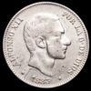 Alfonso XII. 50 Céntimos. (12,92g.). Manila. 1883. AC-120. MBC+. Colonia española.