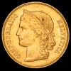 Suiza. 20 Francos. (6,45g.). Berna ·B. 1893. KM-31.3. XF+.