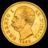 Italia – Umberto I. 20 Liras. (6,45g.). Roma · R. 1882. KM-21. UNC-.
