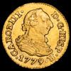 Carlos III. 1/2 Escudo (1,81 g.). Sevilla. 1779. Ensayador C·F. AC-1310. EBC. Brillo original.