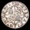 Felipe IV. 4 Reales (13,44 g.). Segovia. 1628. Ensayador P. AC-1165. MBC+. Hoja reparada. Rara.