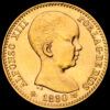 Alfonso XIII. 20 Pesetas (6,45 g.). Madrid. 1890 – *18-90*. Ensayador M·P·M. AC-114. EBC-