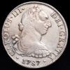 Carlos III. 8 Reales. (26,86 g.). México. 1787. Ensayador F·M. AC-1131. MBC+.