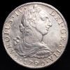 Carlos IV. 8 Reales. (26,69 g.). México. 1790. Ensayador F·M. AC-951. MBC+. Busto de Carlos III, ordinal de Carlos IV. Escasa.
