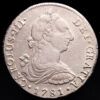 Carlos III. 8 Reales. (26,74 g.). Lima (Perú). 1781. Ensayador M·I. AC-1048. EBC-.