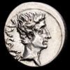 Augusto. Quinario. (1,86 g.). Emérita. 28 a.C. a 14 d.C.. RIC-1-A. UNC-. Brillo original. Raro en esta condición