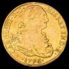 España –  Carlos IV (1788- 1808) 8 escudos (26,90 g.). Ceca de Mexico, 1796. Ensayador FM. Cal-1636. MBC+.
