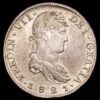 Fernando VII. 8 Reales. (28,86 g.). Zacatecas. 1821. Ensayador R·G. AC-1465. XF-.