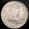 Fernando VII. 8 Reales. (27,24 g.). Zacatecas. 1821. Ensayador R·G. AC-1465. MBC+.