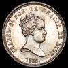 Isabel II. 4 Reales. (5,95 g.). Barcelona. 1836. Ensayador P·S. AC-410. EBC. Restos de brillo original
