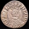 Alfonso III. 1 Croat. (2,84 g.). Barcelona. (12327-1336). CRU-3663. MBC+. Variación: Flor de 5 pétalos y cruz