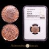 Fernando VII. 2 Maravedís. Segovia, 1827. AC-149. Encapsulada por la NGC MS 64 RB.