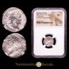 Septimio Severo. Denario incuso. Roma, 193-211 d.C. Encapsulada por la NGC XF.