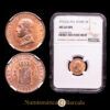 Alfonso XIII (1886-1931). 1 centimo. 1912 *2. Madrid. PCV. (Cal-4). Encapsulada por la NGC, MS 64 BN.