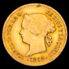 Isabel II. 1 Peso. (1,73 g.). Manila (Filipinas). 1868. AC-838. MBC/MBC+. Escasa