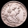 Carlos IV. 1 Real. (2,93 g.). Sevilla. 1796. Ensayador C·N. CAL-1218. EBC. Restos de brillo original.