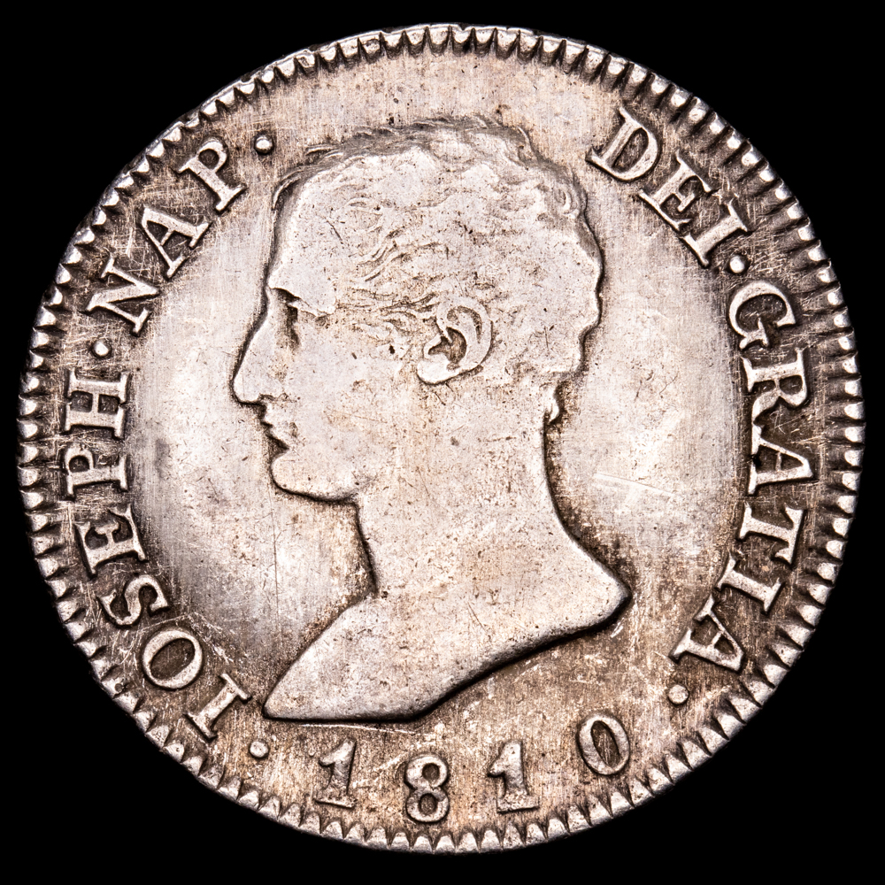 José Napoleón. 4 Reales. (5,85 g.). Madrid. 1810. Ensayador A·I. AC-14.