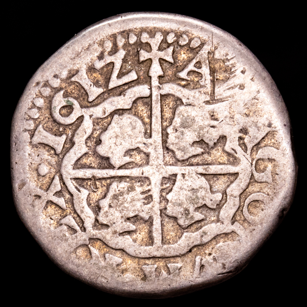 Felipe III. 1 Real. (3,04 g.). Zaragoza. 1612. Ensayador C·A. MBC.