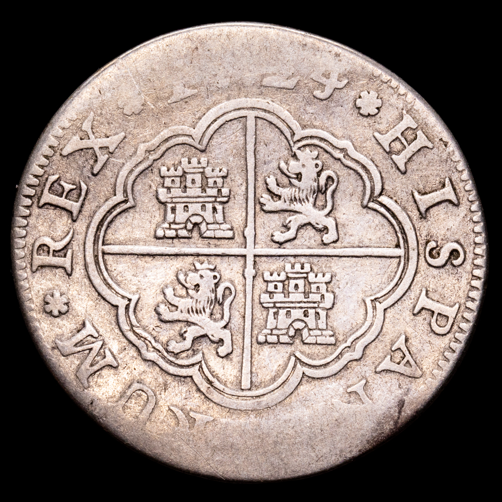 Luis I. 2 Reales. (4,8 g.). Segovia. 1724. Ensayador F. AC-28. BC+.