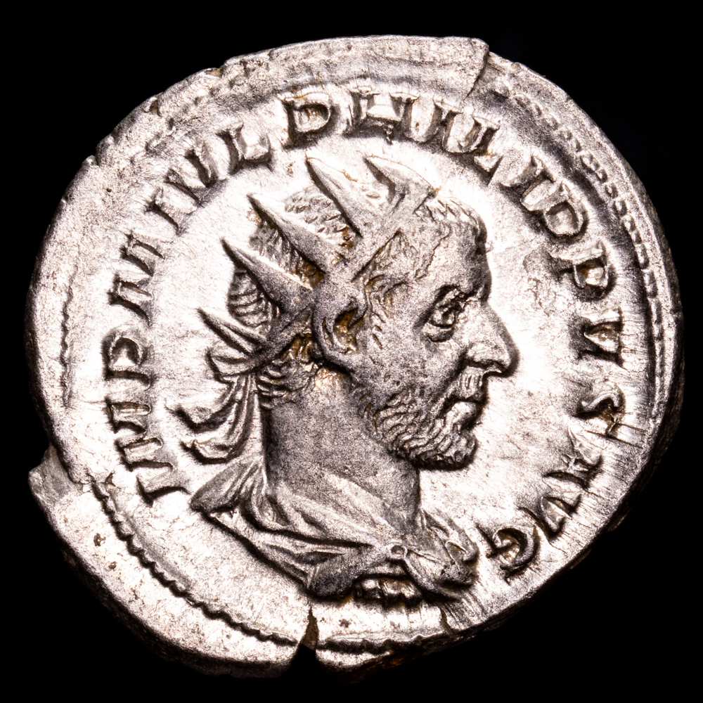 Filipo I. Antonininano. (4,22 g.). Roma. 244-249 d.C.. RIC-26B. EBC. R: ADVENTVS AVGG