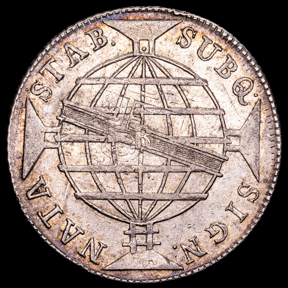 Brasil – Joannes. 960 Reis. (26,88 g.). Rio. 1815. KM-307.3. MBC+. Acuñada sobre un 8 reales